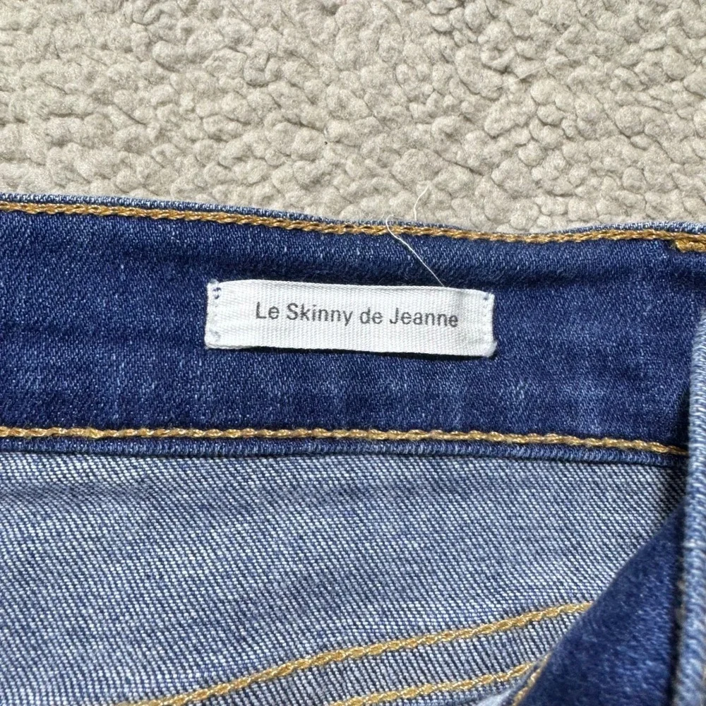 Frame Jeans Womens 28 Le Skinny de Jeanne Blue Loyola Mid Rise Stretch 26x28.5
